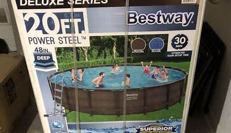 Bestway Deluxe Series Pool 20 Ft Manual