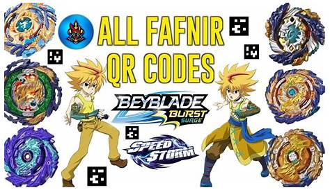 Mirage Fafnir F6 Qr Code Real - Hasbro Beyblade Burst Surge Speedstorm