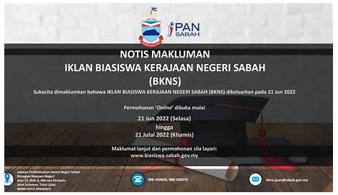 Permohonan Biasiswa Pegawai Kerajaan Negeri Sabah 2023 Online (Sarjana