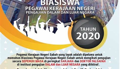 Permohonan BKNS 2023 (Biasiswa Kerajaan Negeri Sabah)
