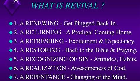 Unveiling The Heart Of Revival: Biblical Insights And Discoveries