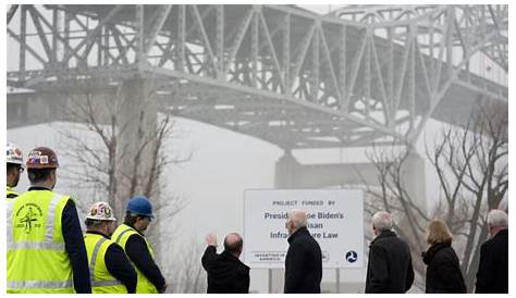 Biden returns to a deteriorating Wisconsin bridge to announce $5