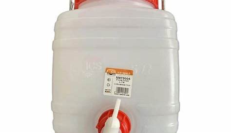 Bidon plastique 35 litres avec robinet 'Pressol' | Tienda de Camping online