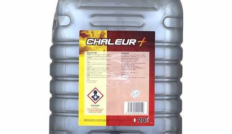 Pétrole chaleur + sans odeur - bidon 20l