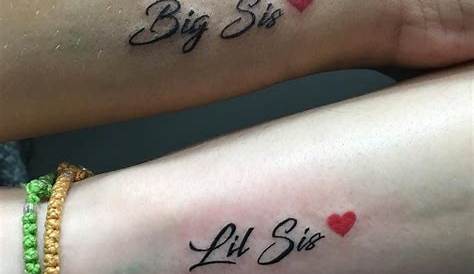 Sister Tattoo Ideas For 3