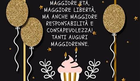 Biglietto Compleanno: Biglietto 18 anni, con frase Goditi i tuoi anni