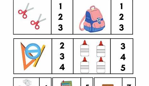 Image result for mga bilang worksheets for kindergarten | Kindergarten