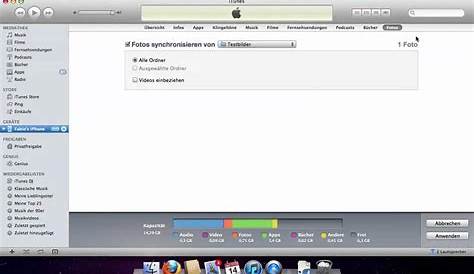 Mit iTunes iPhone Fotos vom PC übertragen