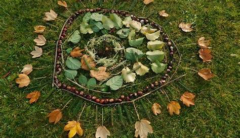 Mandalas aus Naturmaterialien - Schule unter der Iburg