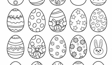 Coloring easter eggs, Coloring eggs, Easter coloring pictures