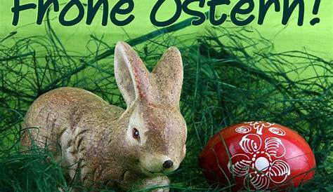 Frohe Ostern Osterhase mit Ostereiern (Ostern) - lizenzfreie Bilder
