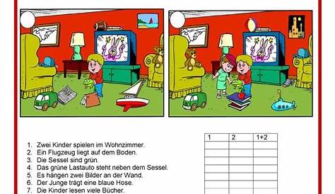 Willkommen auf Deutsch - Bildbeschreibung | Deutsch lernen, Deutsch
