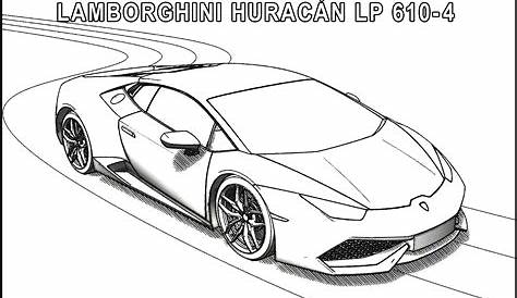 Lamborghini Huracan Ausmalbilder : Ausmalbilder Autos Lamborghini