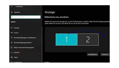 Windows 10 Bildschirme tauschen: Monitor 1 und 2 Reihenfolge ändern