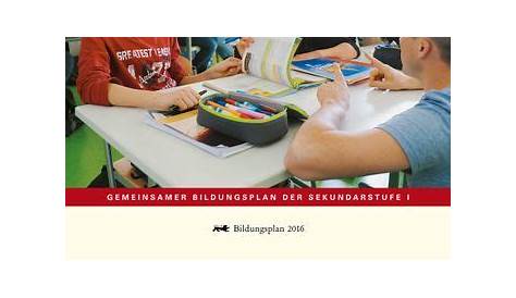 Bildungsplan - Sek I - AES - Baden-Württemberg – Unterrichtsmaterial im
