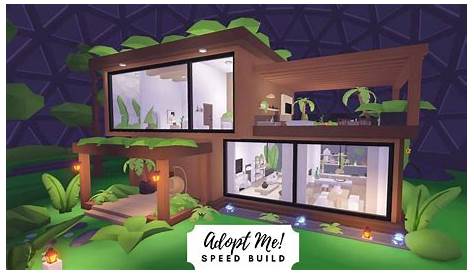 Adopt Me! Bio Dome House - Cozy Family Room - Tour and Speed Build