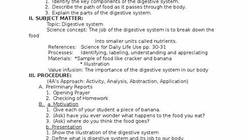 Microteaching Lesson plan of Biology Class 9 - Learning Classes Online