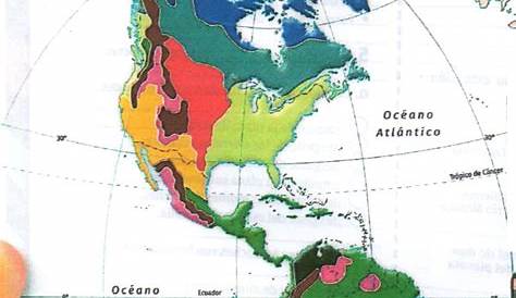Mapa de biomas de América - Mapa de América