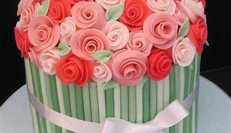 21+ Wonderful Photo of Birthday Cakes With Flowers - davemelillo.com