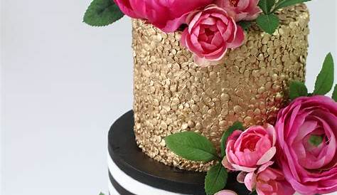 Rose gold drip cake | 21st birthday cakes, Birthday cake decorating
