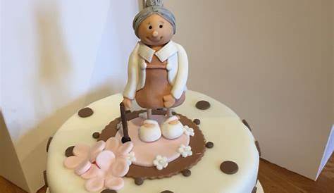 Old Lady Birthday Cake - CakeCentral.com