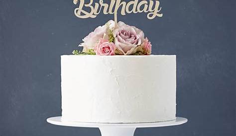 Personalised Birthday Cake Topper By Sophia Victoria Joy