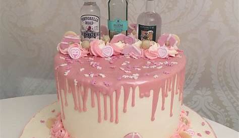 Pin by Amy Cummins on Cakes etc. | Alcohol birthday cake, 21st birthday