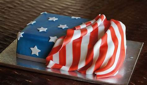 Ruff Apparel: American Flag Cake