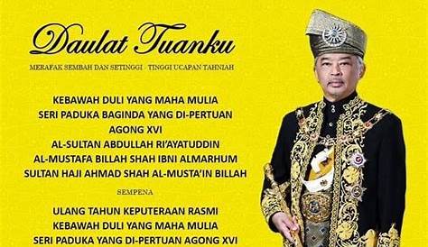 Birthday of the Sultan of Pahang 2023 in Malaysia