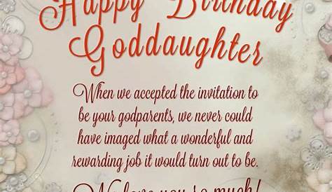 Unforgettable Birthday Wishes For Your Goddaughter: A Guide To Meaningful Expressions