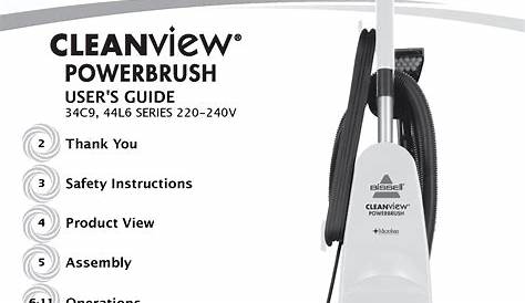 Bissell Carpet Cleaner Instructions Manual