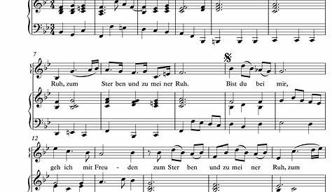 Bach - Bist Du Bei Mir sheet music for Saxophone - 8notes.com