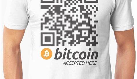 Bitcoin Accepted Here (corner) T-shirt – Fate Knocks