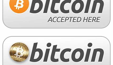 Bitcoin Accepted Here Button Free PNG Image | PNG All