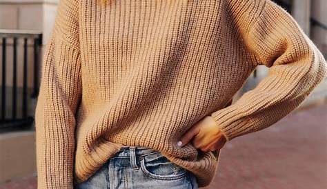 Lightweight beige striped sweater | Fashion, Clothes, Style