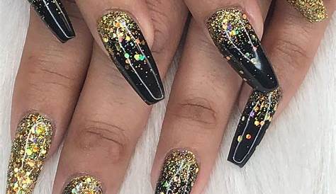 Black And Gold Nail Art Ideas Pin By Mileny Llerenas On Designs