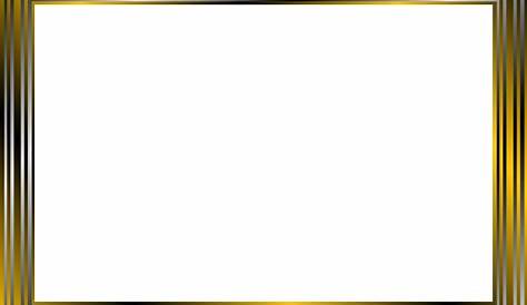 Gold Frame Border Png 21630443 PNG