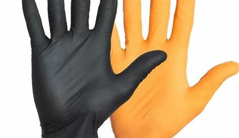 UltraBlack PRO-3D Black Nitrile Gloves, 7 mil, Diamond Textured, Extra