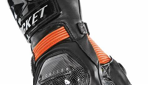 INBIKE Leather Motorcycle Gloves with Carbon Fiber Hard Knuckle Touch