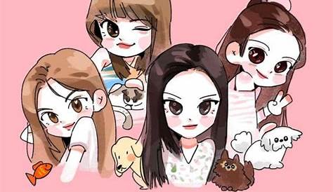 black pink anime - Yahoo Image Search Results | Blackpink fanart