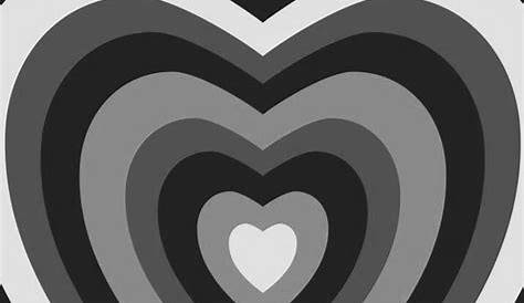 Black And White Aesthetic Hearts