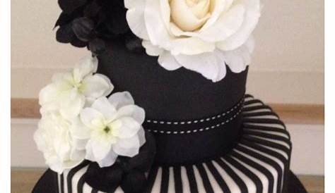 Black And White Birthday Cake - CakeCentral.com