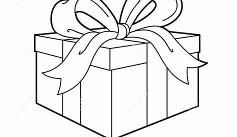 Black And White Clipart Gift Present Birthday Presents Free