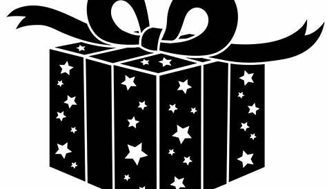 Black And White Clipart Gift Box Free Download On Mag