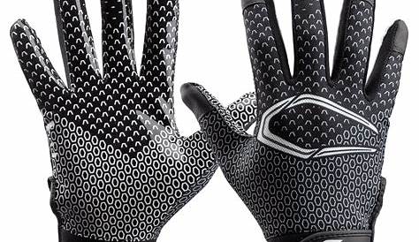 Cutters Cutters THE FORCE 3.0 Padded Lineman Football Gloves (pair) BLACK