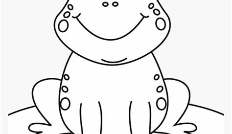 Frog Black And White, HD Png Download - kindpng