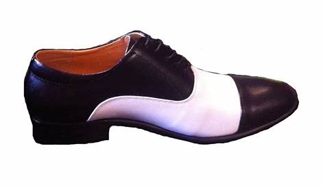Amazon.com: Women's Black And White Gangster Shoes (Size:07): Clothing