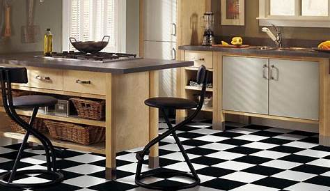 Black And White Kitchen Vinyl Flooring High Heels Training Wheels Diy Floors To Tile For Only 50 Painted Floors Diy