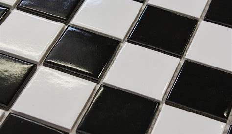 SomerTile 12.5x12.5inch Spiral Black and White Porcelain Mosaic Floor