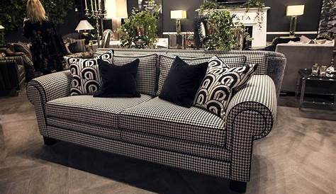 Trendy Design Sofa Set For Living Rooms In Black and White Colors